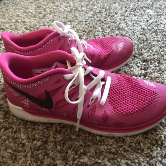 Nike Shoes Hot Pink Nike Tennis Shoes Poshmark